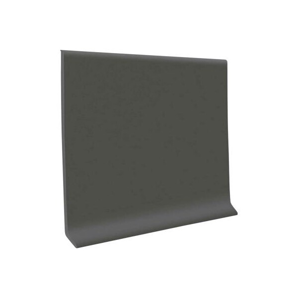 Roppe Vinyl Wall Base 4in x 48in Charcoal 40C53P123 Zoro
